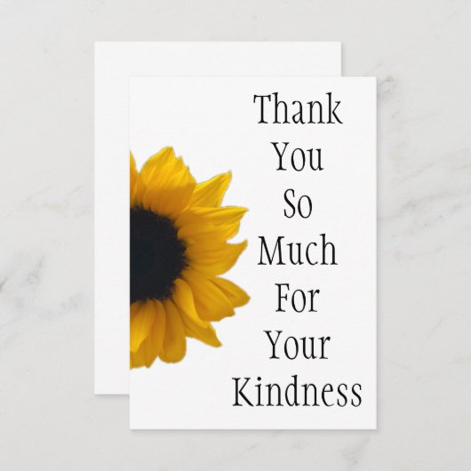 ご親切にありがとうございましたサンキューカード サンキューカード (正面/裏面)