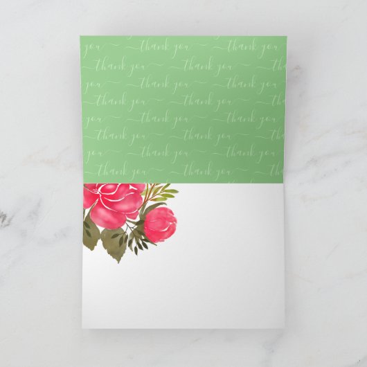 ご親切にありがとう感謝していございます カード (内部)