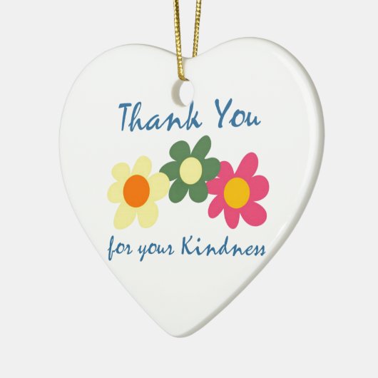 ご親切にありがとう セラミックオーナメント (左)