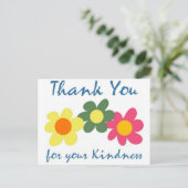 ご親切にありがとう ポストカード (スタンド正面)