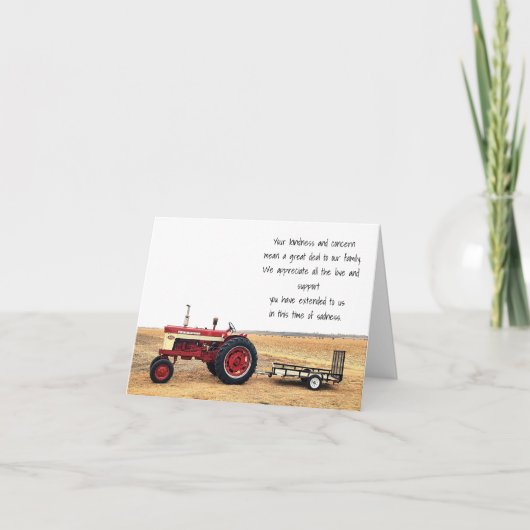 ご親切に感謝しています サンキューカード (正面)