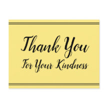 「ご親切に感謝」クラシックなポストカード