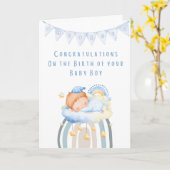 ご誕生おめでとうございます カード (黄色い花)