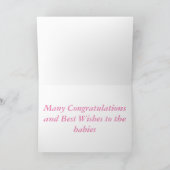 ご誕生おめでとう カード (内部)