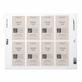 ご購入ありがとうございましたモダンBeige Shipping ラベル (フルシート)
