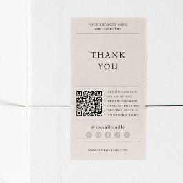 ご購入ありがとうございましたモダンBeige Shipping ラベル