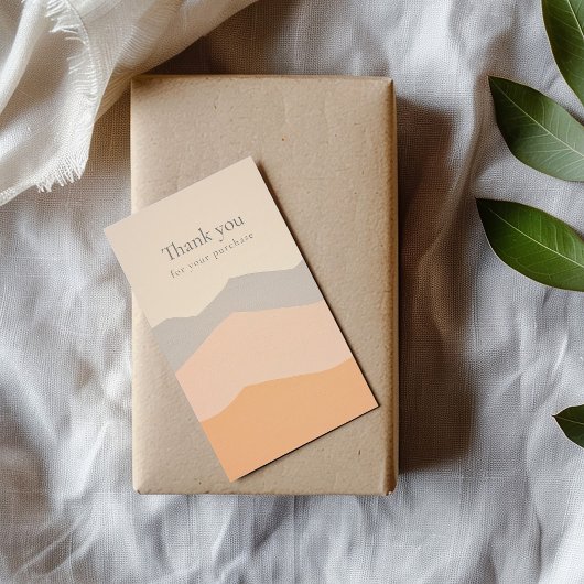 ご購入ありがとうございます フラット パステル マウンテン エンクロージャーカード