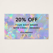 ご購入ありがとうございます 紫色のオパール (裏面)