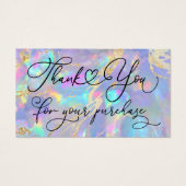 ご購入ありがとうございます 紫色のオパール (正面)