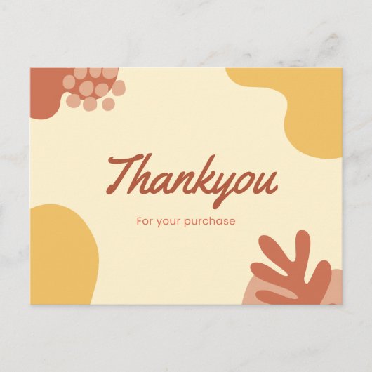 ご購入いただきありがとうございます ポストカード (正面)