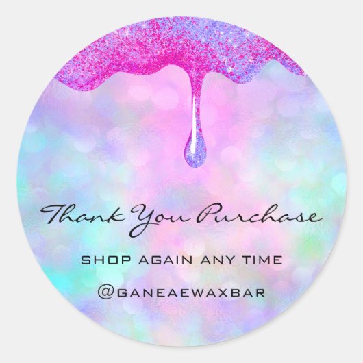 ご購入いただきありがとうございます ラウンドシール (正面)