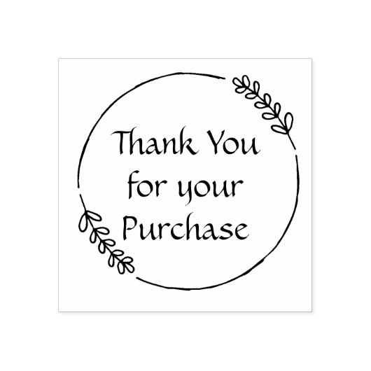 ご購入いただきありがとうございます ラバースタンプ (インプリント)