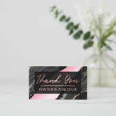 ご購入いただきありがとうございます 名刺 (スタンド正面)