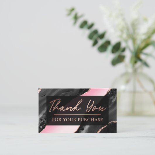 ご購入いただきありがとうございます 名刺 (スタンド正面)