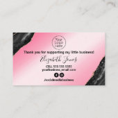 ご購入いただきありがとうございます 名刺 (裏面)