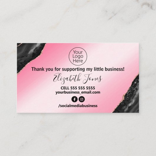 ご購入いただきありがとうございます 名刺 (裏面)