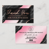 ご購入いただきありがとうございます 名刺 (正面/裏面)