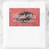 ご購入いただきありがとうございます 長方形シール (バッグ)