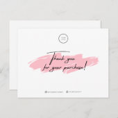 ご購入はがき、ありがとうございます ポストカード (正面/裏面)