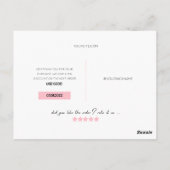 ご購入はがき、ありがとうございます ポストカード (裏面)