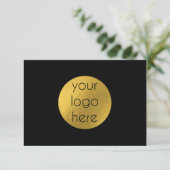 ご購入注文Business Blackありがとうございます サンキューカード (スタンド正面)