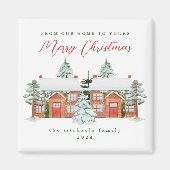 ご近所さんからのクリスマスおめでとう マグネット (正面)