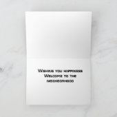 ***ご近所にようこそ*** カード (内部)