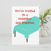 ご近所の集まり 招待状, カスタマイズ 招待状 (スタンド正面)