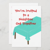 ご近所の集まり 招待状, カスタマイズ 招待状 (正面/裏面)