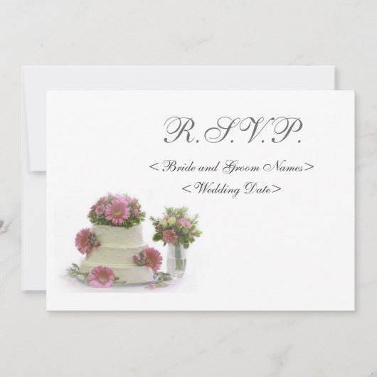 ご返信お願いします 招待状 (正面)