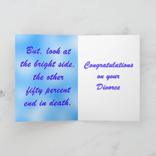 ご離婚おめでとう カード (内部)