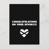 ご離婚おめでとう ポストカード (正面)