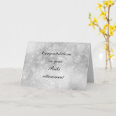 ご霊気おめでとう カード (黄色い花)