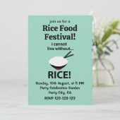 ご飯がなければ生きていられない 招待状 (スタンド正面)
