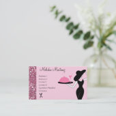 ご馳走が出る 名刺 (スタンド正面)