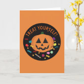 ご馳走だ カード (黄色い花)