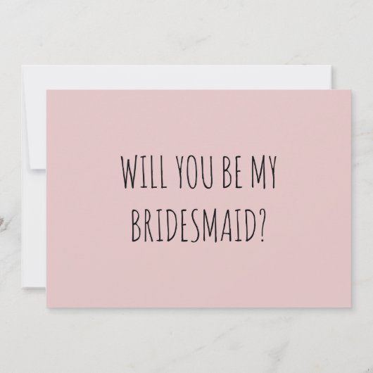 さぁおもしろい驚いた振る舞いすれば私の花嫁になる 招待状 (裏面)