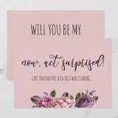 さぁおもしろい驚いた振る舞いすれば私の花嫁になる 招待状 (正面/裏面)