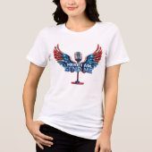 さぁ送ってくれ トライブレンドＴシャツ (正面)