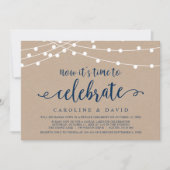さぁ、の駆け落ち祝のインビ結婚ーの時間だ 招待状 (正面)
