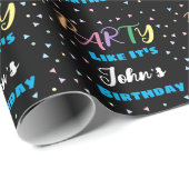 さあパーティーお前の誕生日みたいな ラッピングペーパー (ロールコーナー)