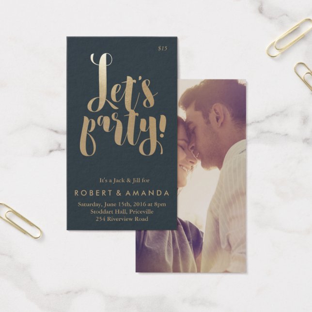 さあパーティージャックとジルチケット金ゴールド (オフィス)