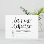 さあリハ食べーしようよ、のディナ結婚ー招待状 招待状 (スタンド正面)