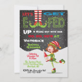 さあ始めようブライダルシャワー小妖精や小人 招待状 (正面)