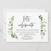 さあ祝よ結婚の駆け落ちパーティー 招待状 (正面)