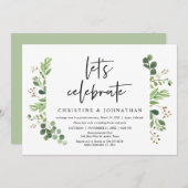 さあ祝よ結婚の駆け落ちパーティー 招待状 (正面/裏面)