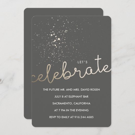 さあ祝! 招待状 (正面/裏面)