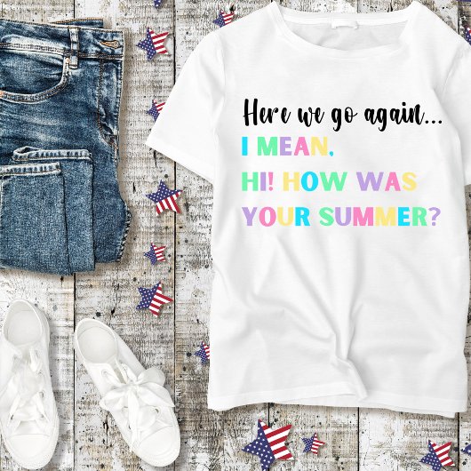 さあ行くぞ…先生Tシャツ Tシャツ