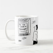 さあ行け、10ドル持って! コーヒーマグカップ (左)