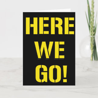 さあ行こう カード